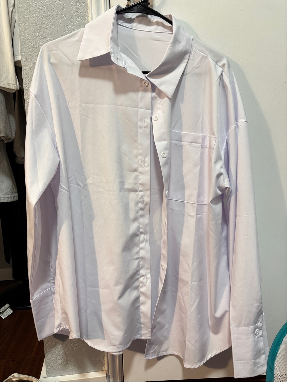 Classic White Button-Up Shirt